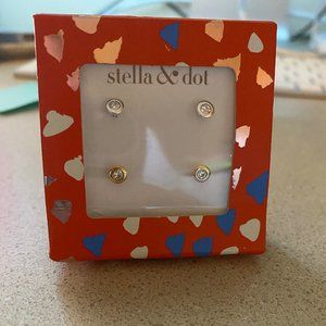 Solitaire Stud Pack -Mixed metal